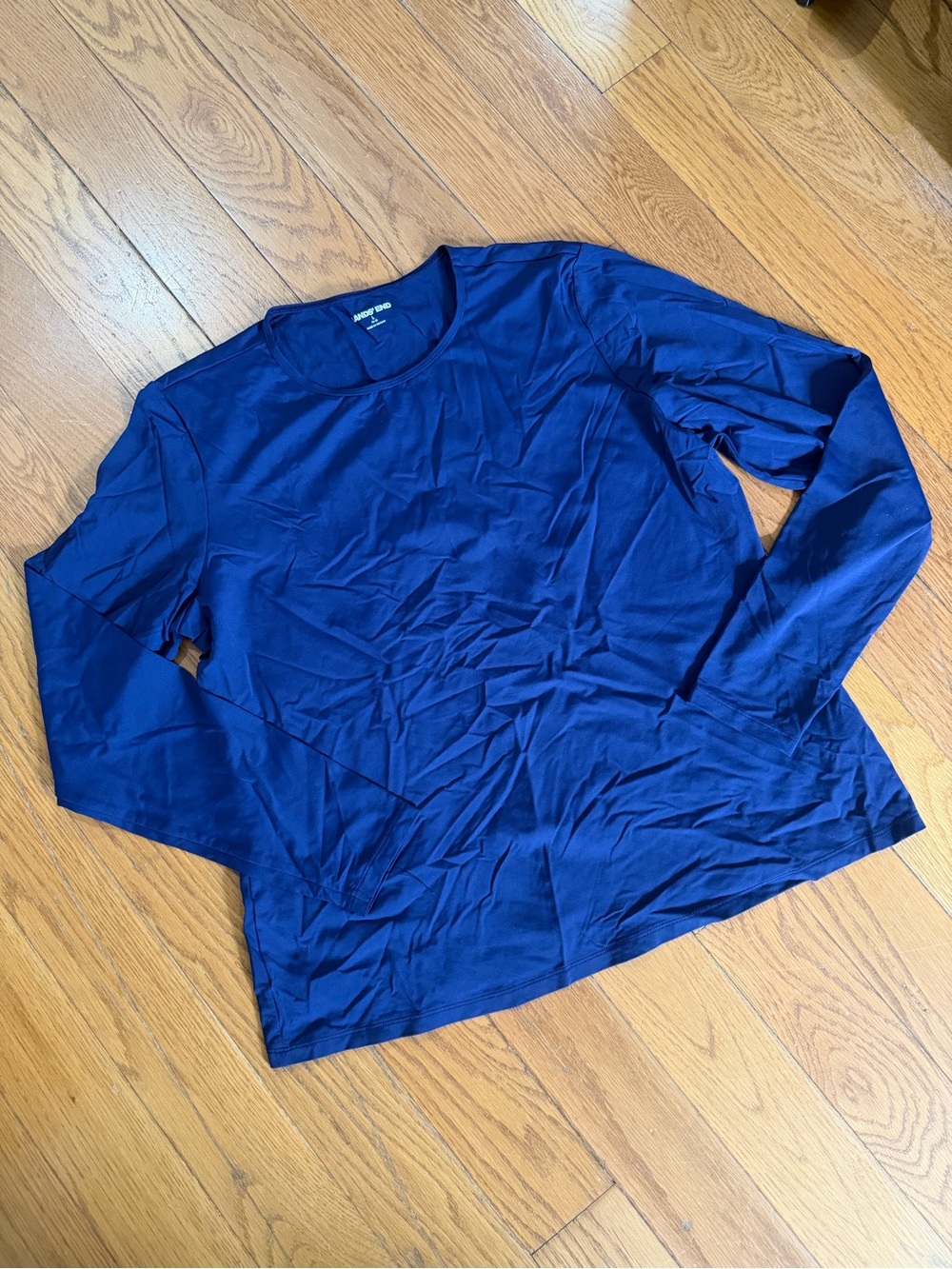 Lands' End Women's Long Sleeve Rash Guard Shirt